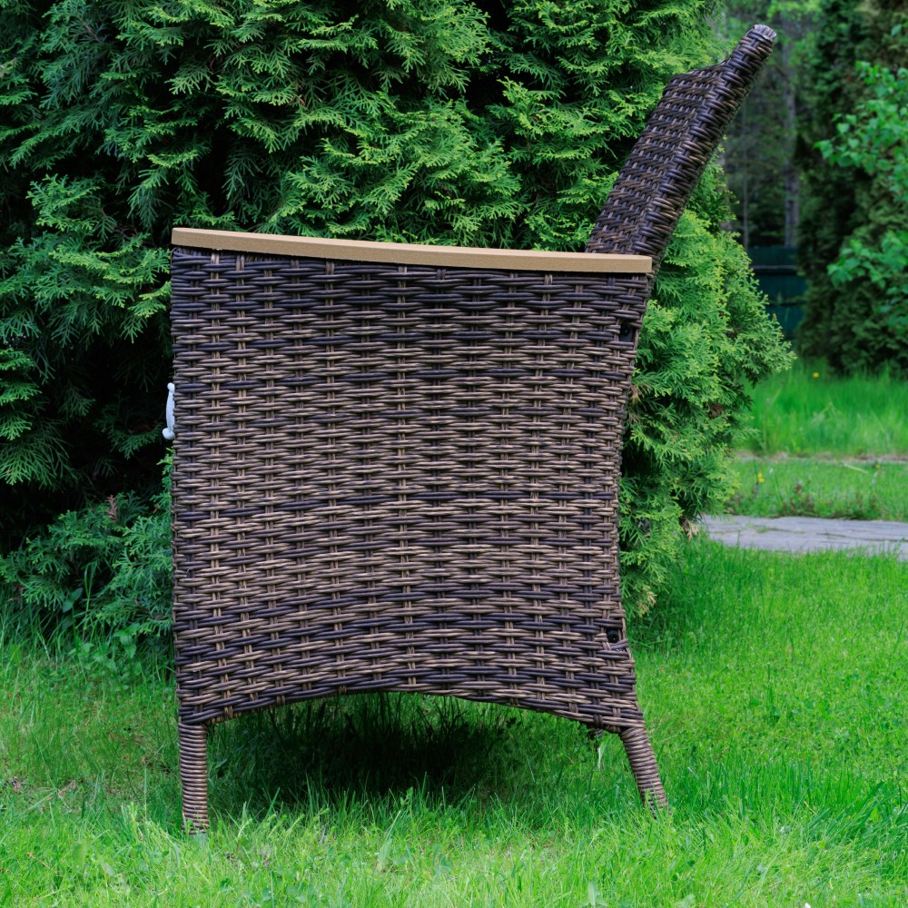 Обеденное кресло Royal Family AMELIA коричневое 2